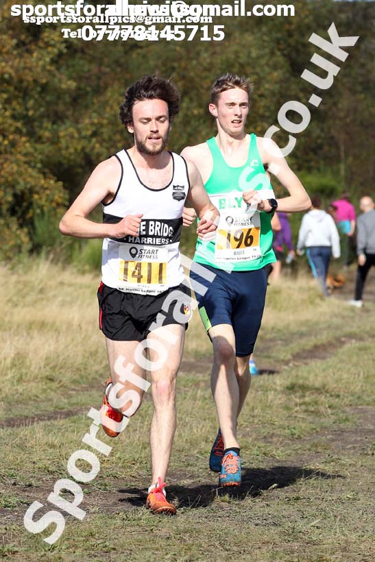 Senior mens 2019 Start Fitness Harrier League, Wrekenton, Gateshead. Photo: David T. Hewitson/Sports for All Pics